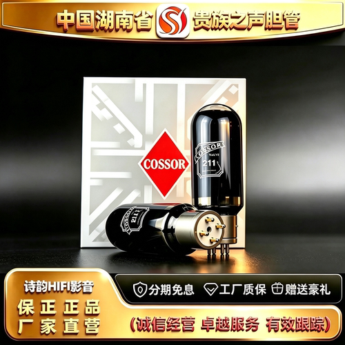 工厂直供 PSVANE/贵族之声COSSOR 211大直径喷碳电子管代WE242C管