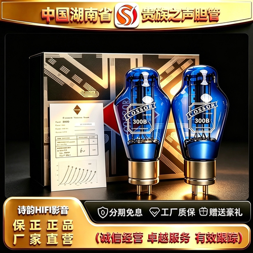 工厂直供PSVANE/贵族之声COSSOR 300B网屏蓝波电子管代300A胆机管