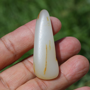 【小胡子玉器】和田玉 籽料 洒金皮 羊脂玉 玉龙河原石