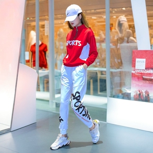 鬼步舞服装新款套装时尚杨丽萍广场舞服装女运动健身操服装秋冬款