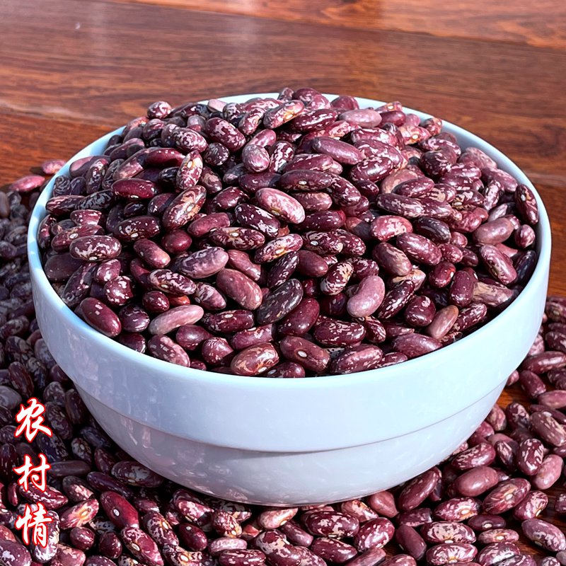2025农家紫花芸豆豆沙大碴杂粮粥