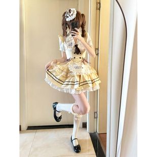 洛丽塔 新款 店铺蓬日系甜美Lolita短袖 连衣裙热销减龄夏季 显瘦