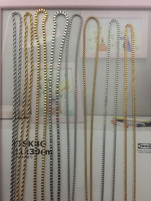 欧美热卖男士link不掉色古巴链