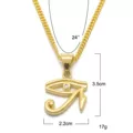 3.5*2.2 Small Pendant + 3mm Cuban Chain