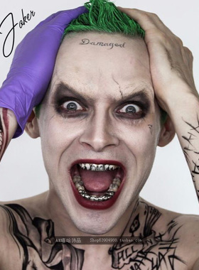 自杀小队小丑joker镀金牙套同款金牙hiphop Grillz嘻哈饶舌说唱