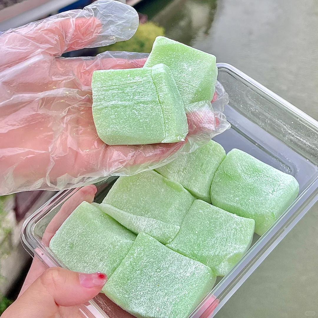 苏州糕团糕点甬泰尚点薄荷糕点观前街开袋即食点心茶米糕代购买