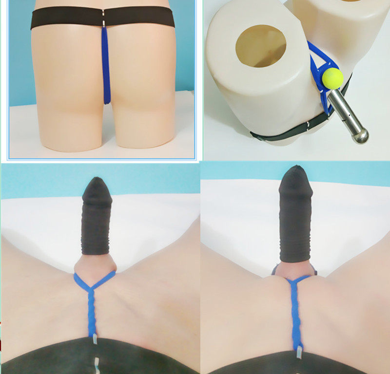 男士新奇新式聚拢内裤男阴囊束缚枪蛋分离保健功能丁字