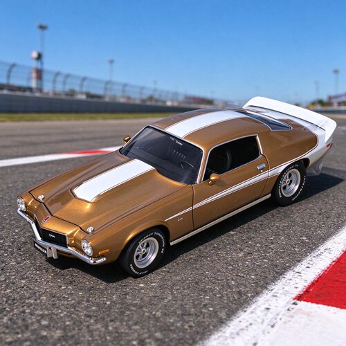 AutoWorld 1:18 1973雪佛兰科迈罗 /1969 道奇Charger Dayto 车模
