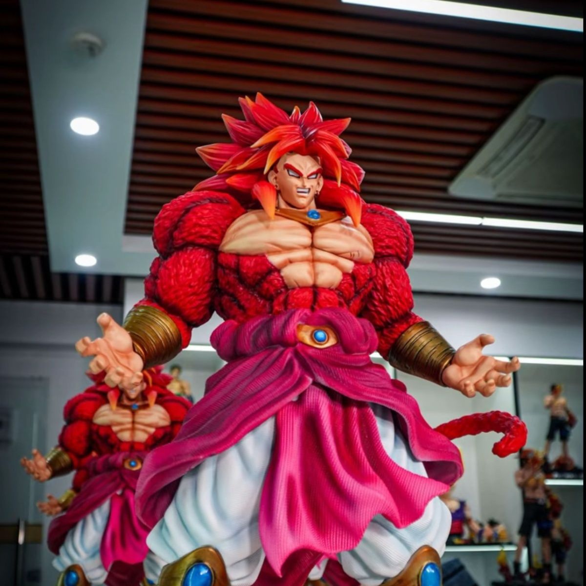 现货 七龙珠手办 50cm 超四布罗利 树脂地台动漫人物周边礼物