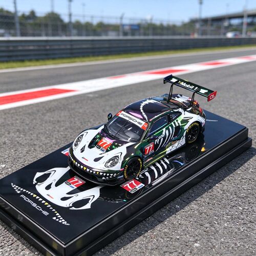Hub Auto 1:64 电镀幻彩化骨龙911GT3RS  合金汽车模型