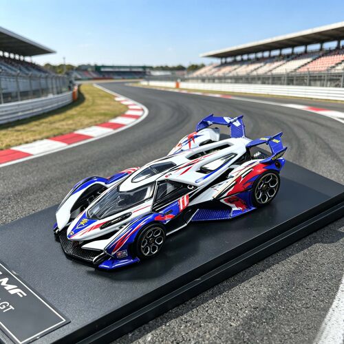 LMF乐漫坊 1:64 兰博基尼 V12 VGT 赛车涂装 合金汽车模型收藏