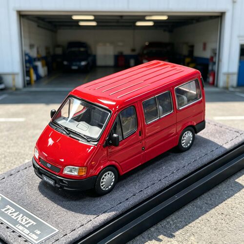 北展 HEC MATCH 1:64 福特 全顺MK5 VE83 红色客运版 合金车模型