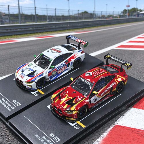 ZBM 1:64 BMW宝马M4GT3 麦当劳联名款涂装 合金汽车模型