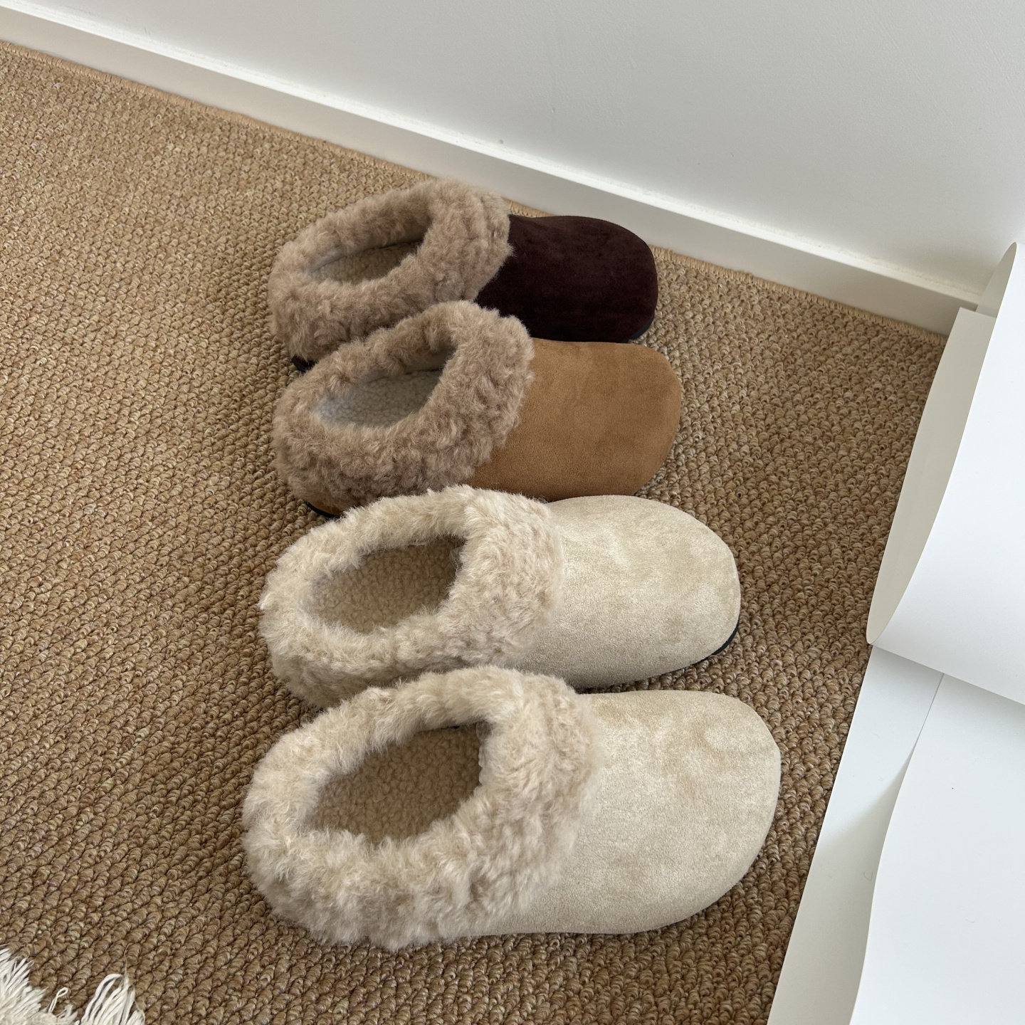 加绒增高厚底毛毛勃肯鞋女外穿2025新款保暖棉鞋外穿半拖鞋一脚蹬,女鞋,包头拖,淘宝优惠券,粉丝福利购,淘宝优惠卷