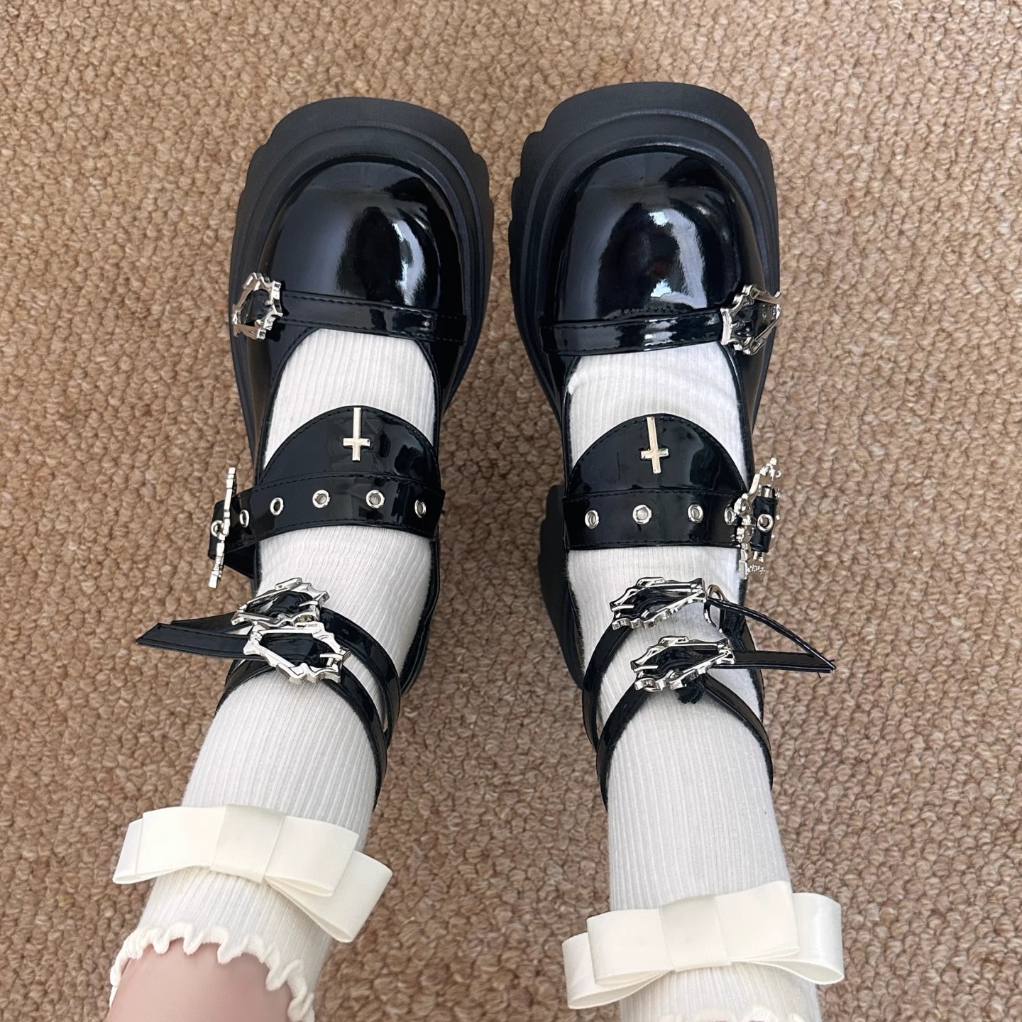 漫展洛丽塔小皮鞋女学生日系lolita可爱软妹制服大头新款jk女鞋子