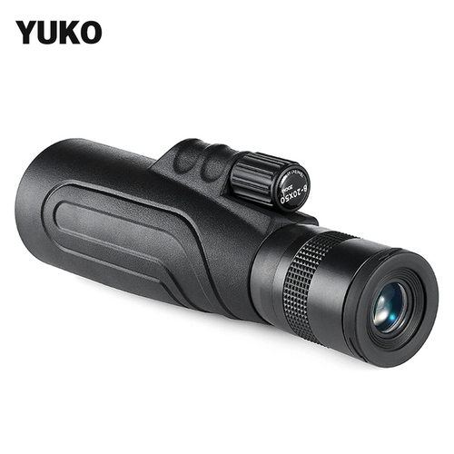 新款YUKO单筒望远镜变倍高清8-20x50微光夜视户外手机拍照望眼镜