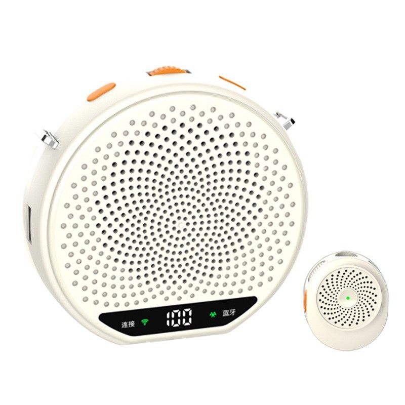 新款私模m26无线小蜜蜂扩音器无啸叫无失真磁吸无线领夹麦克风