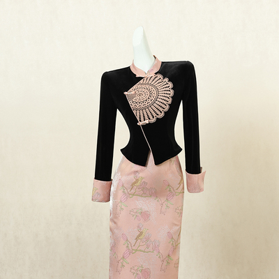 新中式国风改良旗袍连衣裙