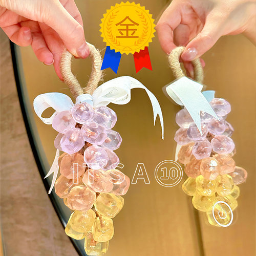 钻石水晶葡萄串香皂创意伴手礼物