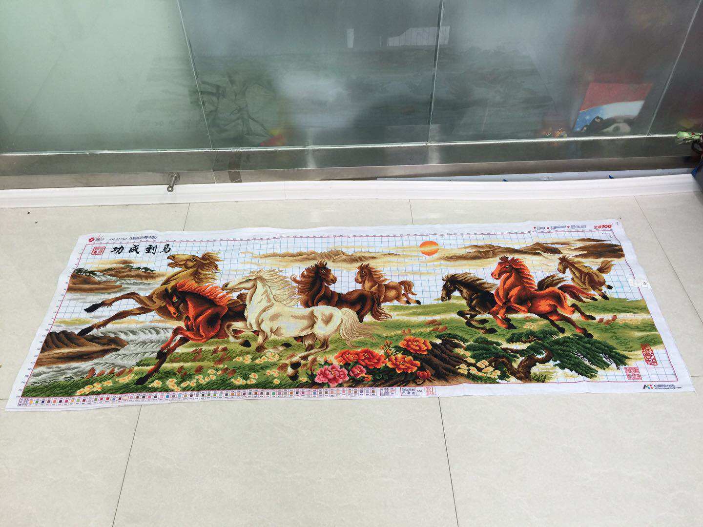 纯手工八骏图十字绣成品马到成功绣好的2019新款客厅非钻石画带框|msdalam kategori rumah Fabrik, Cross Alat Jahit dan Aksesori, Cross-stitch produk siap - dari Buy2taobao.com untuk memberikan perkhidmatan ejen Taobao profesional membeli