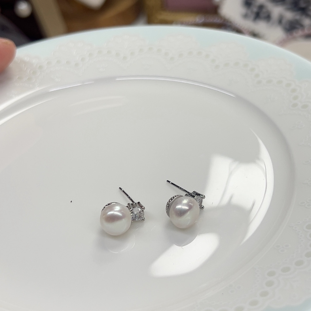 面无暇耳钉,珠宝/钻石/翡翠,其他,淘宝优惠券,粉丝福利购,淘宝优惠卷