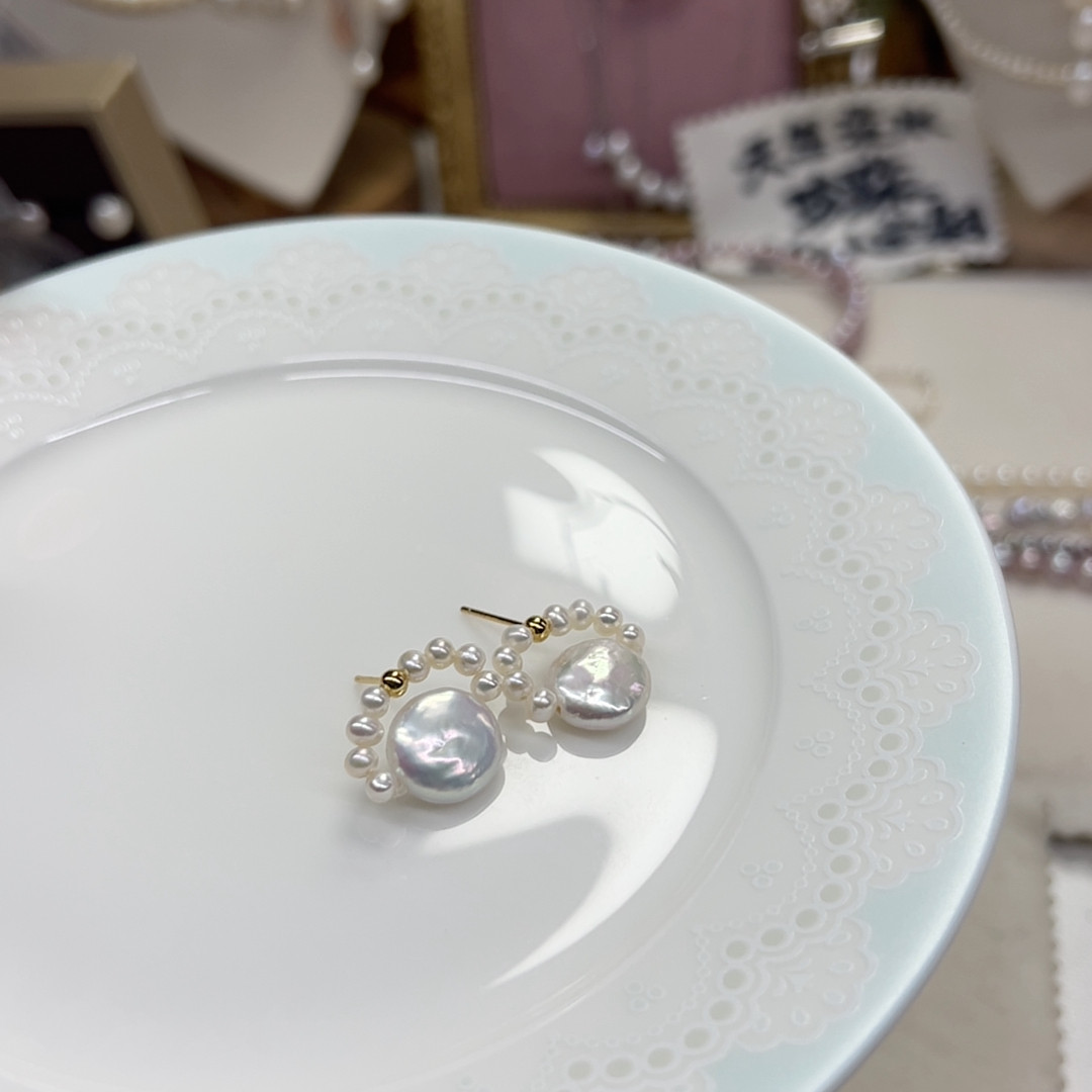 极光纽扣耳环925,珠宝/钻石/翡翠,其他,淘宝优惠券,粉丝福利购,淘宝优惠卷