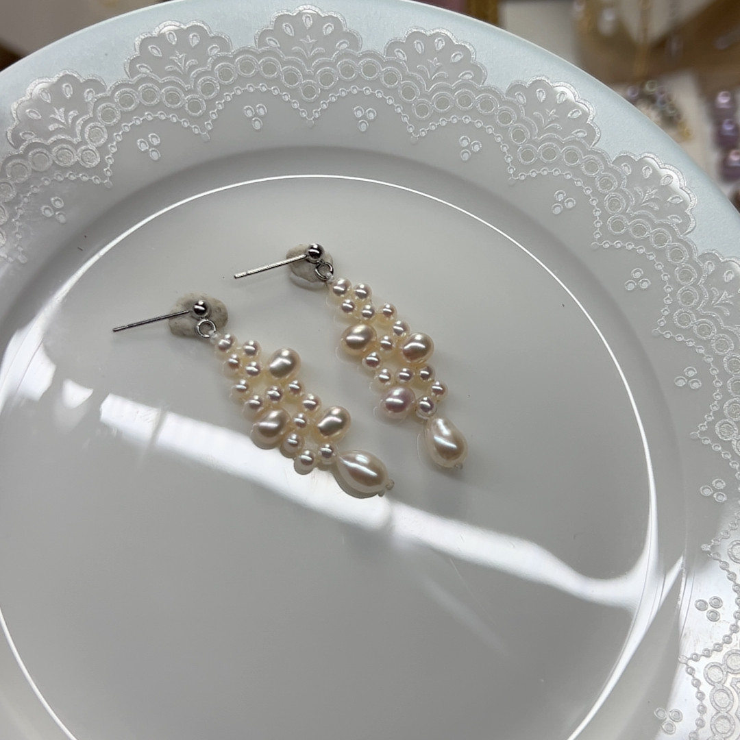 极光天女粉耳环无核925针,珠宝/钻石/翡翠,其他,淘宝优惠券,粉丝福利购,淘宝优惠卷