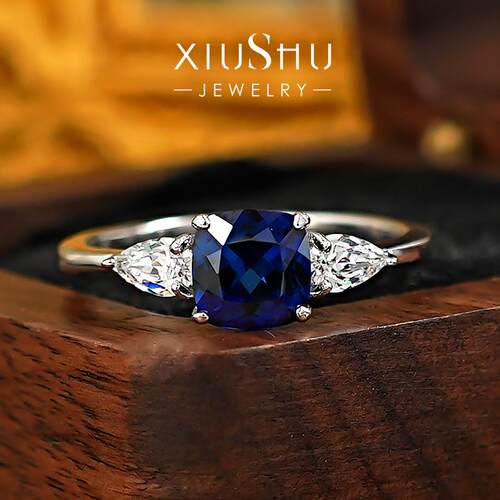 轻奢三生石925银时尚戒指