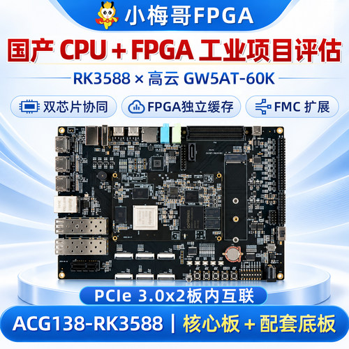 RK3588+高云GW5ATFPGA开发板