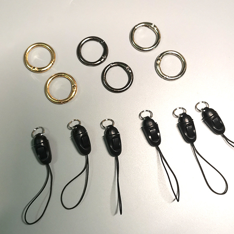 手机挂绳指环扣u盘钥匙链钥匙扣饰品diy金属男女款简洁挂件潮牌