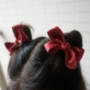 Phiên bản tiếng Hàn của hướng dẫn sử dụng Nhật Bản cô gái dễ thương trái tim nơ đầu dây ngọt ngào dễ thương vòng tóc trẻ em phụ kiện tóc headband - Phụ kiện tóc kep toc