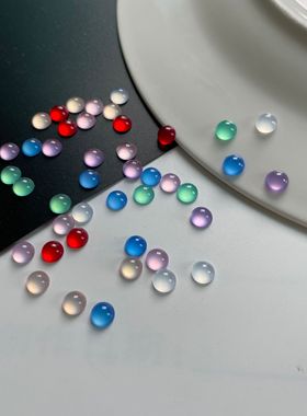 钩针玩偶通用型蕾丝纯色精灵眼鼻子6Mm8mm彩色平底眼睛