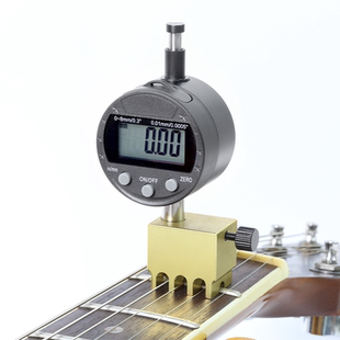 民谣电木吉他琴弦距尺高度测量数显百分表手工制琴维修保养工具