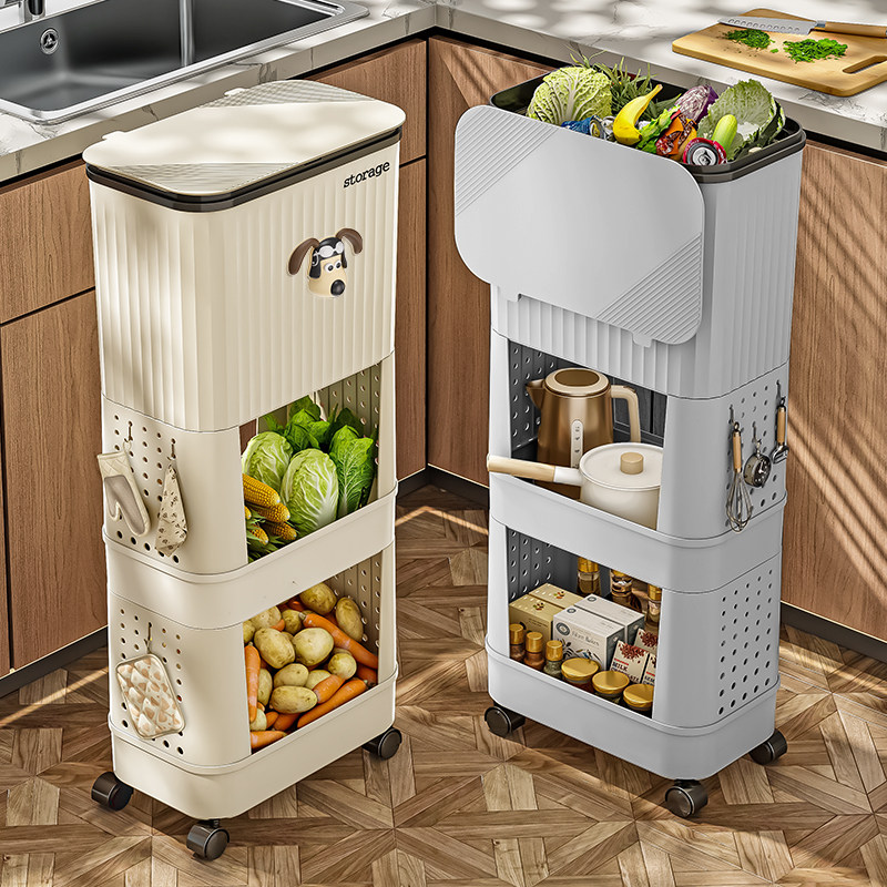 日式厨房垃圾桶家用2025新款