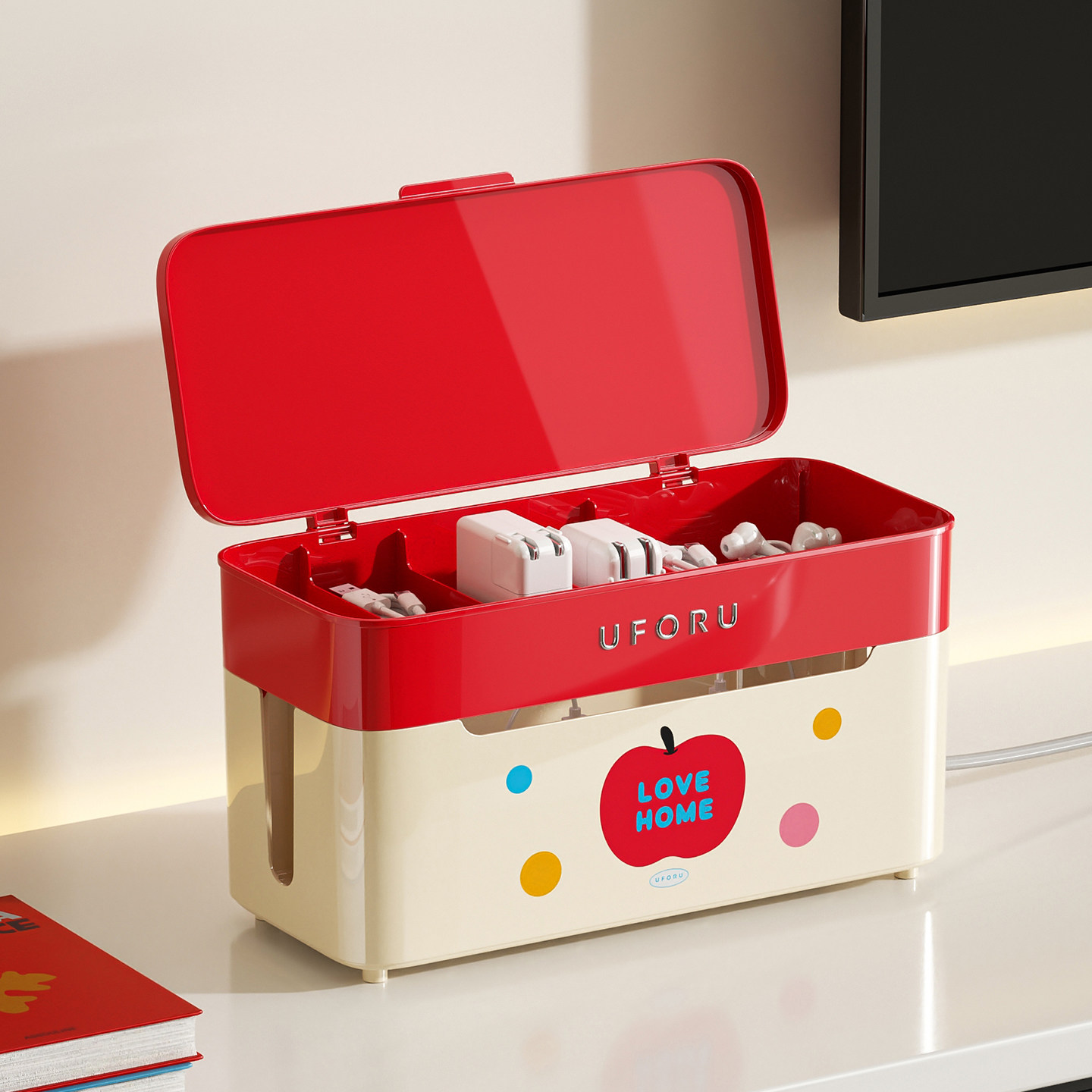 uforu多巴胺数据线收纳盒