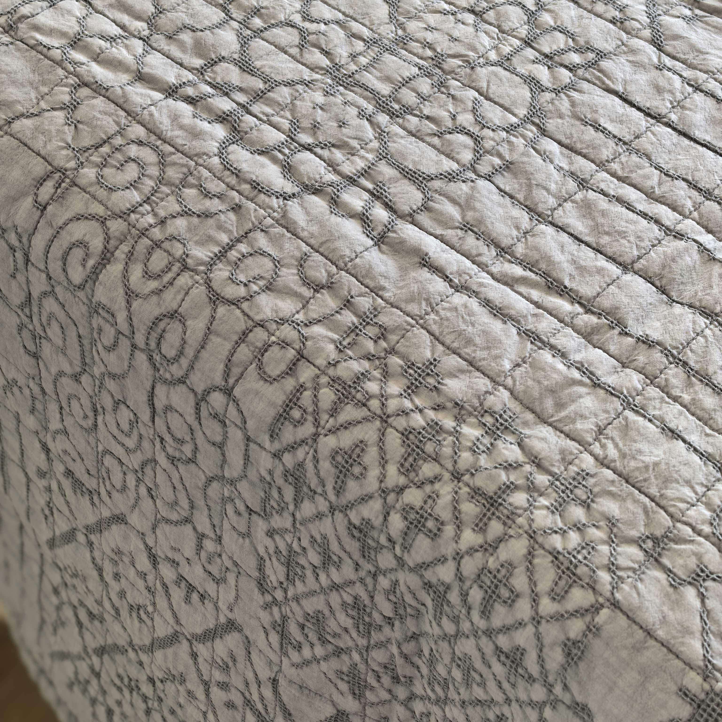 茜茜李欧式古典纯棉床盖砂洗空调被绗缝被春秋夹棉薄被床品萝拉