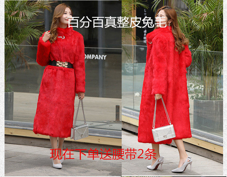 反季海宁整皮兔毛皮草外套女中长款显瘦冬季皮毛一体清仓特价长装在类目 女装/女士精品, 皮草中 - 来自Buy2taobao.com提供专业的淘宝代购服务
