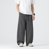 2026春夏新款日系宽松大码直筒休闲裤复古弯刀裤B378-K50-P50，男装休闲裤，电商B378（原B341）