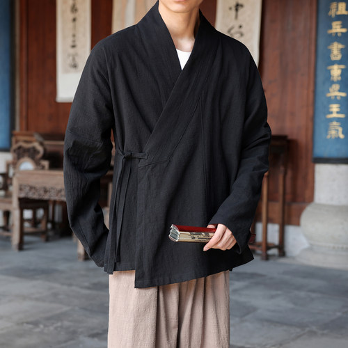 26秋冬新款中国风棉麻交领右衽宽松大码汉服 1955-P85