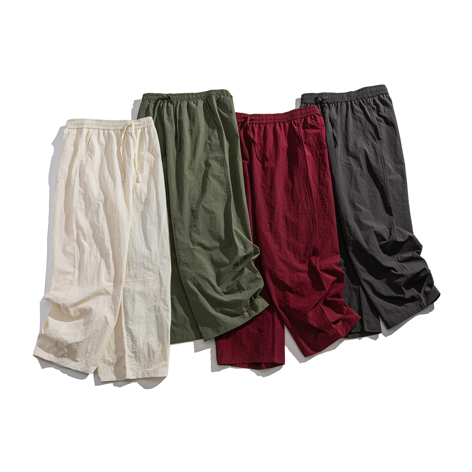 26新款春夏哈伦长裤日系宽松伞兵裤休闲裤男女同款B378K50-P50，男装休闲裤，电商B378（原B341）