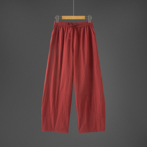 春夏新款日系宽松大码哈伦长裤男女同款伞裤弯刀裤 B378-K50-P50，男装休闲裤，电商B378（原B341）