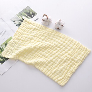 长方形洗脸洗澡毛巾普密六层纯棉纱布大毛巾柔软吸水男女家用面巾