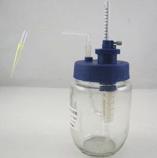 5ML可调定量加液器 500ML透明瓶  白色 玻璃仪器