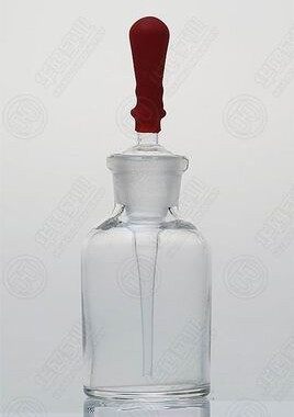 白滴瓶 125ML  胶头滴管指示瓶 附乳胶头 指示剂瓶 华鸥玻璃滴瓶
