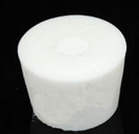 实验室5000ml三角烧瓶用锥形瓶塞 三角烧瓶硅胶塞 68mm 带砂芯