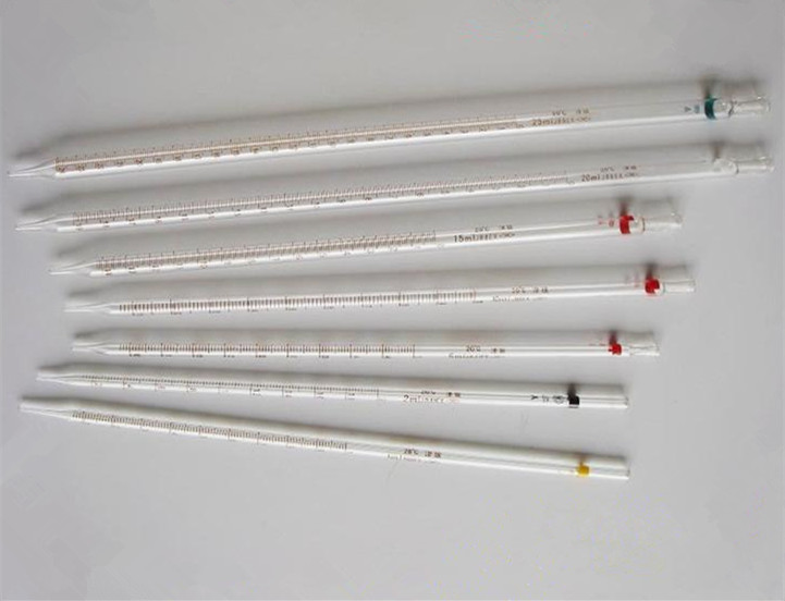 玻璃移液管 环标刻度吸管 0.1/0.2/0.5/1/2/5/10/15/20/25/50ml