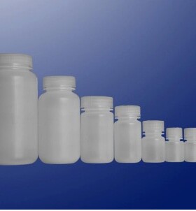 本色广口塑料瓶 PP防漏耐高温 白色5/10/15/30/60/125/250/500ml