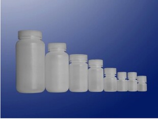 本色广口塑料瓶 PP防漏耐高温 白色5/10/15/30/60/125/250/500ml