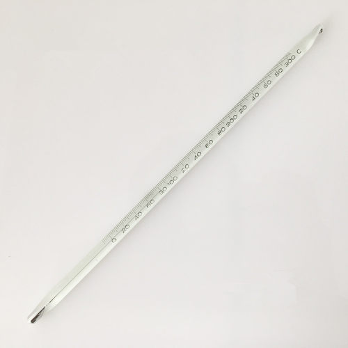 玻璃水银留点温度计  0-100 0-150 0-200 0-300℃  可记忆 20cm长