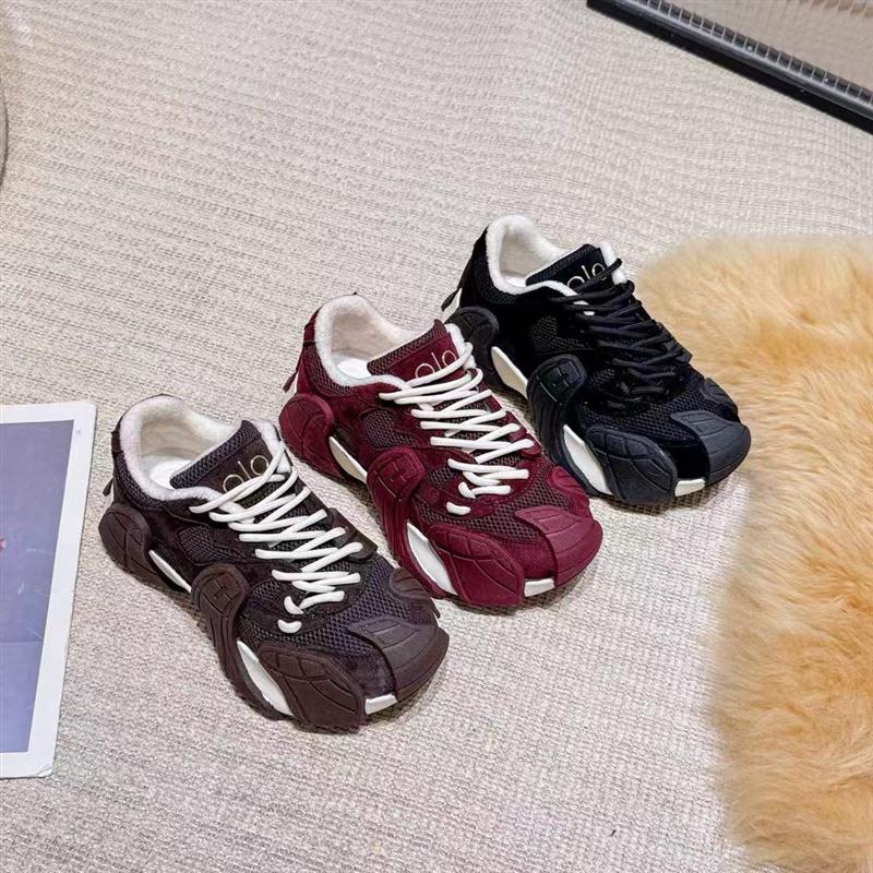 欧洲站秋季爆款厚底老爹鞋八爪鱼真皮休闲鞋松糕厚底爱丽街拍女鞋